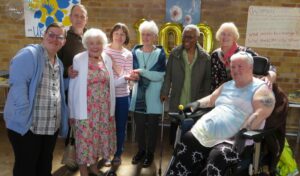 Picture 2: Elizabeth Forbes with fellow parishioners from St Marks United Reformed Church, Wythenshawe