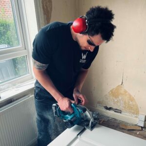 Christian Atkinson, 36 - apprentice joiner at WCHG 