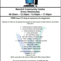 Wythenshawe Digital at the Benchill Community Centre every Wednesday