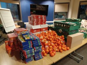 Tesco in Wythenshawe generously donated most of the vegetables and discounted all the trimmings