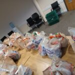 Volunteers from WCHG packed the meals and delivered them to local residents.