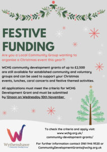 WCHG Festive Funding