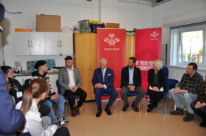 Kings visit to Norbrook youth club