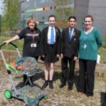 Manchester Health Academy Literacy Garden Project