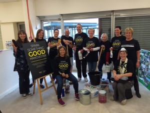 M&S volunteers and Real Food Wythenshawe 'Spark Something Good!'