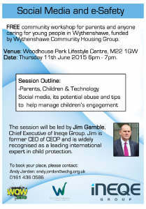 Free Social Media & E Safety Workshop @ Lifestyle Centre – 11th June