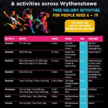 Summersonic:  A fantastic  range of free sports and activities across Wythenshawe