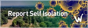 Report Self Isolation Web Banner